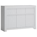 Komód Novi NVIK04 3D3S fehér alpin/pvc fehér szupermat