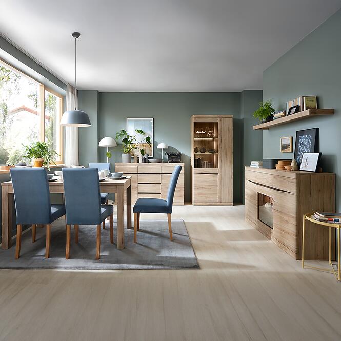 Komód Summer típus 33 2D-3S san remo fényes/arusha/srs mdf,5