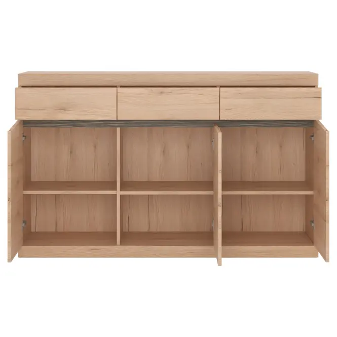 Komód Summer típus 42 3D-3S san remo fényes/arusha/srs mdf