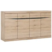 Komód Summer típus 40 4D-4S san remo fényes/arusha/srs mdf