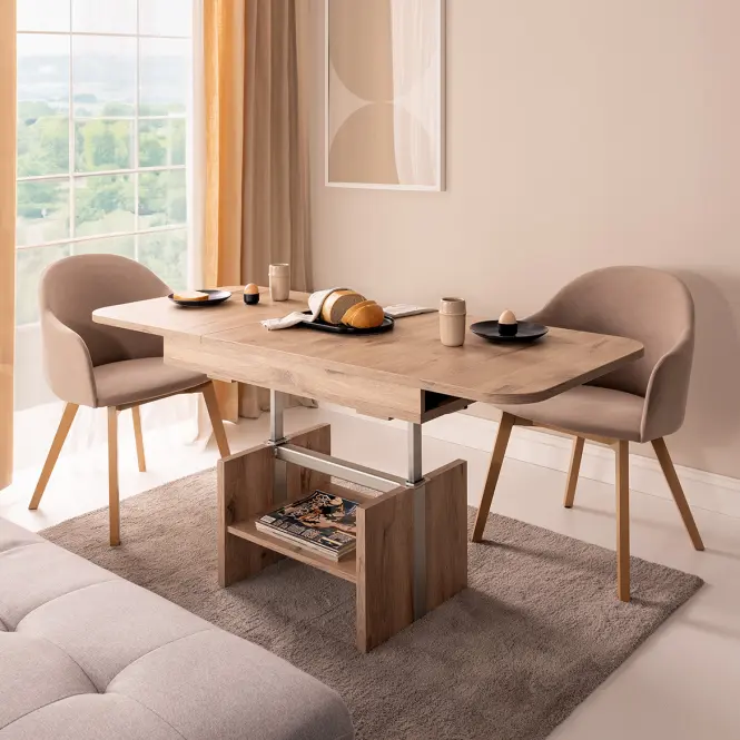 Dohányzóasztal Cortado CRTT03 emelővel tölgy artisan