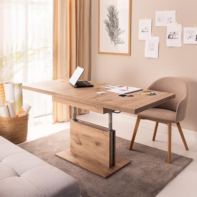 Dohányzóasztal Cortado CRTT14 emelővel tölgy artisan