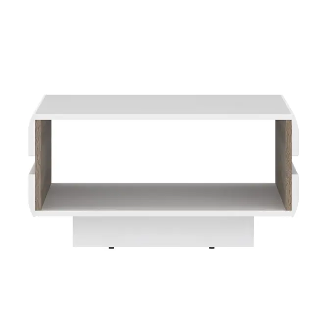 Dohányzóasztal Linate typ 71 fehér alpesi/szarvasgomba/mdf fehér L