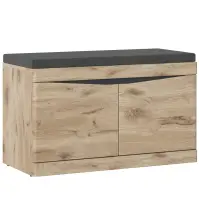 Dohányzóasztal Twist SUMGD1 2D tölgy viking/antracit/pvc tölgy viking