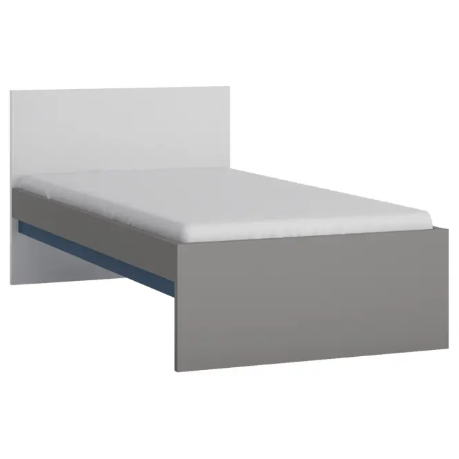 Ágy Laser LASZ01B 90 platina szürke/fekete gyöngy/alpesi fehér/kék