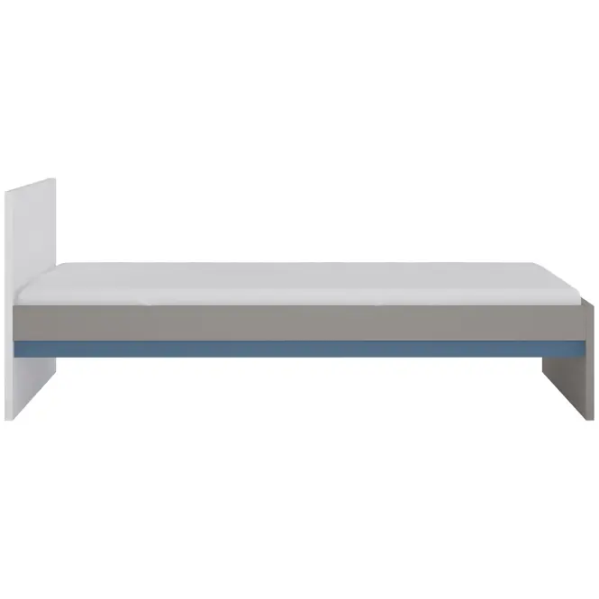 Ágy Laser LASZ01B 90 platina szürke/fekete gyöngy/alpesi fehér/kék
