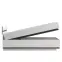 Ágy Linate typ 94 160 + ágyrácsz alpesi fehér/szarvasgomba/mdf fehér L,4