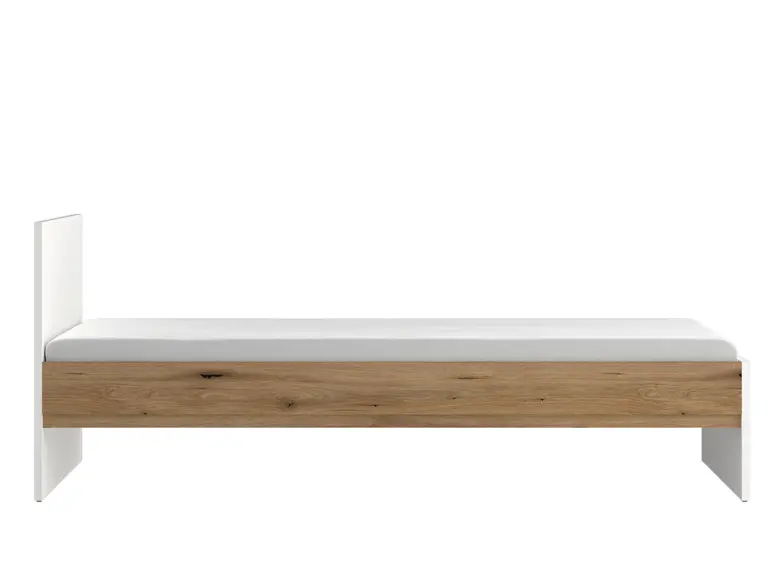 Ágy Ricko RIKZ02 120 alpesi fehér/tölgy coast evoke,3