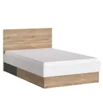 Ágy Twenty TWEZ01 120 1S tölgy honey castello/alpesi fehér/grafit szürke