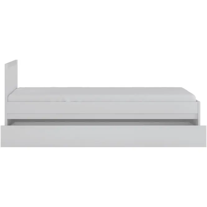 Ágy Novi NVIZ01 90 1S fehér alpin/pvc fehér szupermat