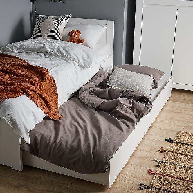 Ágy Novi NVIZ02 120 1S fehér alpin/pvc fehér szupermat,4