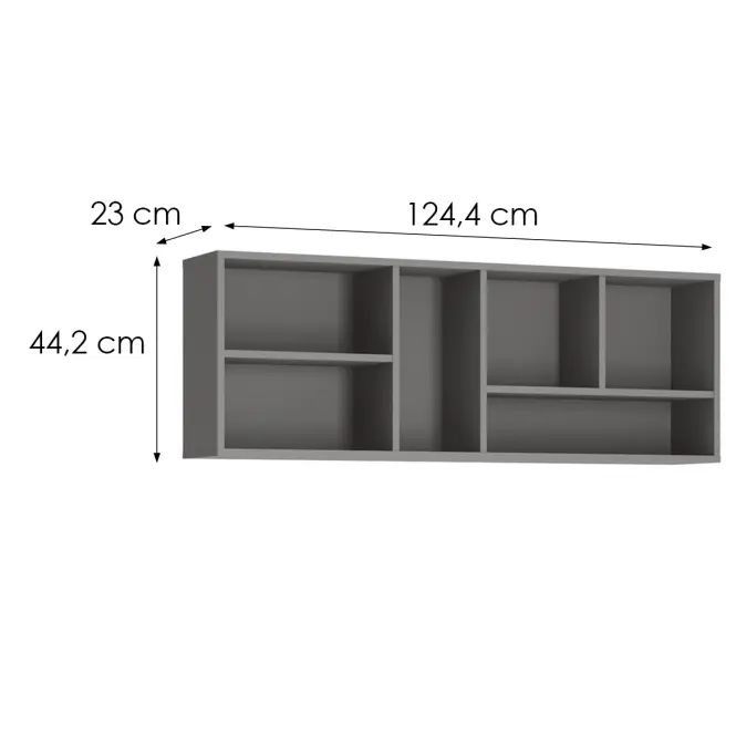 Falipolc Laser LASP01 platina szürke
