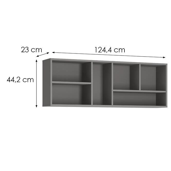 Falipolc Laser LASP01 platina szürke