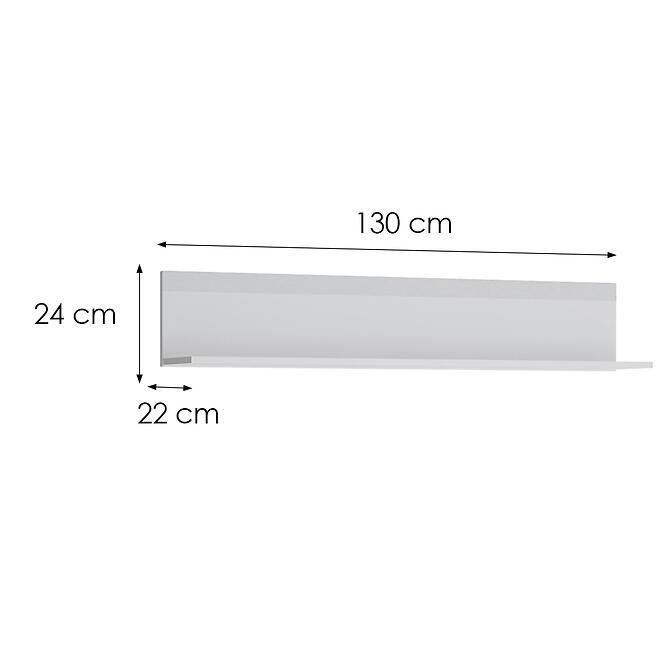 Falipolc Novi NVIP01 fehér alpin/pvc fehér szupermat,2