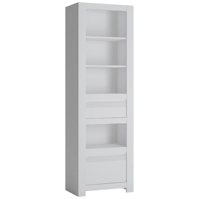 Regál Novi NVIR01 2S fehér alpin/pvc fehér szupermat