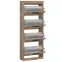 Cipősszekrény Grano GRNGK2 4K tölgy viking/pvc tölgy viking,3