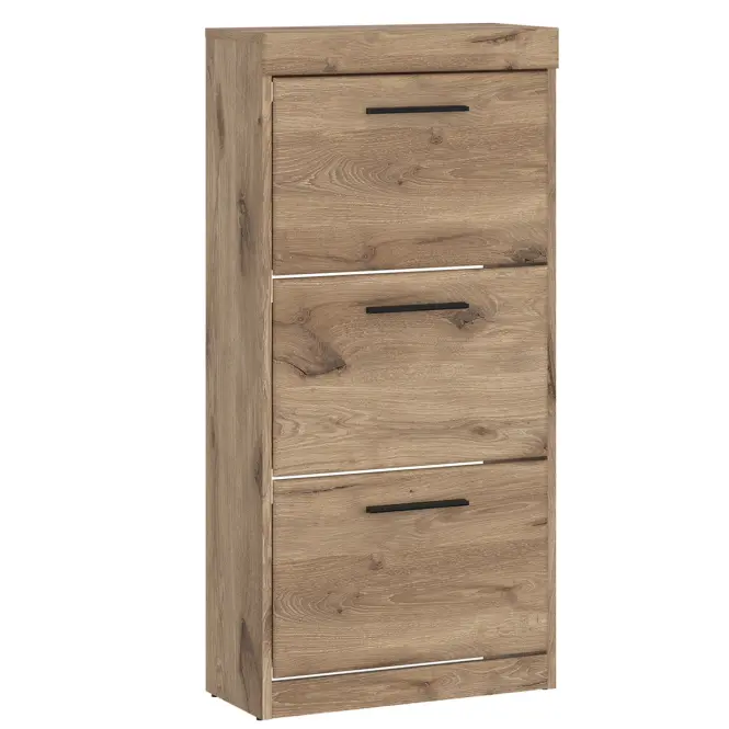 Cipősszekrény Grano GRNGK3 3K tölgy viking/pvc tölgy viking