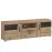Komód RTV Grano GRNF01 2D1S tölgy viking/pvc tölgy viking/pvc szürke terület