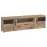 Komód RTV Grano GRNF02 2D1S tölgy viking/pvc tölgy viking/pvc szürke terület