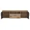 Komód RTV Grano GRNF02 2D1S tölgy viking/pvc tölgy viking/pvc szürke terület,3
