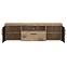 Komód RTV Grano GRNF02 2D1S tölgy viking/pvc tölgy viking/pvc szürke terület,3
