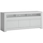 Komód RTV Novi NVIF01 2D1S fehér alpin/pvc fehér szupermat