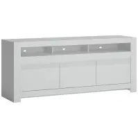 Komód RTV Novi NVIF01 2D1S fehér alpin/pvc fehér szupermat
