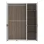Szekrény Linate típus 22A 3D alpesi fehér/szarvasgomba/mdf fehér l,4
