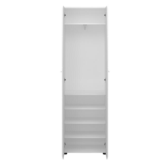 Szekrény Merano MEOS01 2D alpesi fehér/pvc fehér l