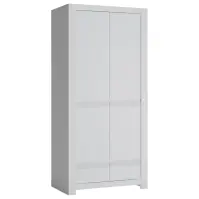 Szekrény Novi NVIS02 2D2S fehér alpin/pvc fehér szupermat