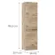 Szekrény Twist SUMGS1 1D tölgy viking/antracyt/pvc tölgy viking,2
