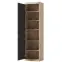 Szekrény Twist SUMGS1 1D tölgy viking/antracyt/pvc tölgy viking,5
