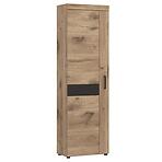 Szekrény Grano GRNGS1L 1D tölgy viking/pvc tölgy viking/pvc szürke terület
