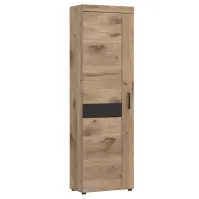 Szekrény Grano GRNGS1L 1D tölgy viking/pvc tölgy viking/pvc szürke terület