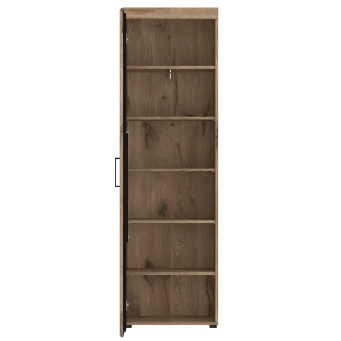 Szekrény Grano GRNGS1L 1D tölgy viking/pvc tölgy viking/pvc szürke terület,3