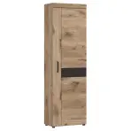 Szekrény Grano GRNGS1R 1D tölgy viking/pvc tölgy viking/pvc szürke terület
