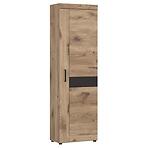 Szekrény Grano GRNGS1R 1D tölgy viking/pvc tölgy viking/pvc szürke terület