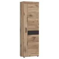 Szekrény Grano GRNGS1R 1D tölgy viking/pvc tölgy viking/pvc szürke terület