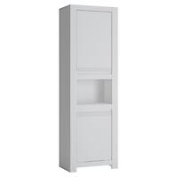 Szekrény Novi NVIS01 2D fehér alpin/pvc fehér szupermat