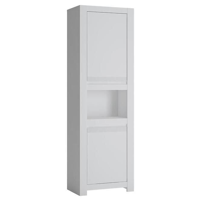 Szekrény Novi NVIS01 2D fehér alpin/pvc fehér szupermat