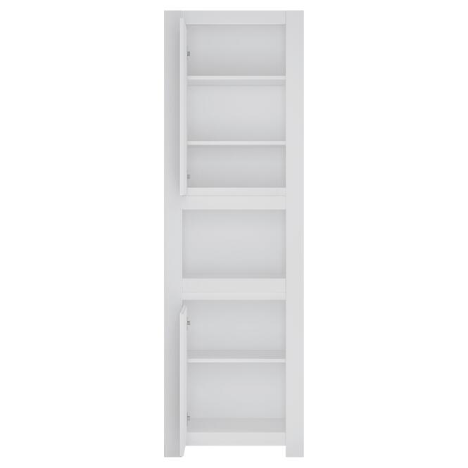 Szekrény Novi NVIS01 2D fehér alpin/pvc fehér szupermat
