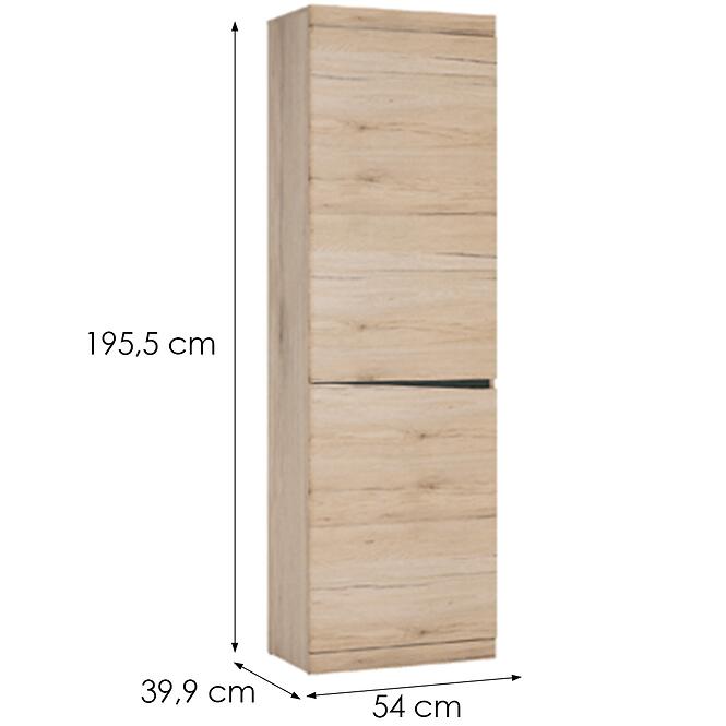 Szekrény Summer típus 10L 2D san remo fényes/arusha/srs mdf