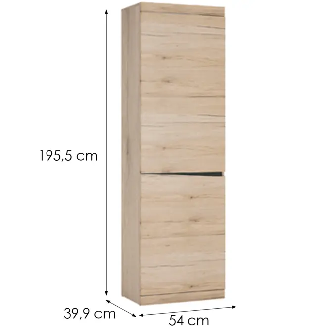 Szekrény Summer típus 10L 2D san remo fényes/arusha/srs mdf,2