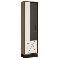 Vitrin Brolo BROV01L 1D tölgy catania/fekete gyöngy/mdf fehér hg
