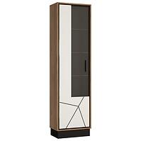 Vitrin Brolo BROV01L 1D tölgy catania/fekete gyöngy/mdf fehér hg