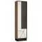 Vitrin Brolo BROV01L 1D tölgy catania/fekete gyöngy/mdf fehér hg