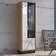 Vitrin Brolo BROV01L 1D tölgy catania/fekete gyöngy/mdf fehér hg,4