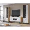 Vitrin Brolo BROV01P 1D tölgy catania/fekete gyöngy/mdf fehér hg,5