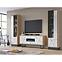 Vitrin Brolo BROV01P 1D tölgy catania/fekete gyöngy/mdf fehér hg,5
