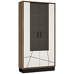 Vitrin Brolo BROV02 2D tölgy catania/fekete gyöngy/mdf fehér hg